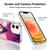 Peanuts Snoopy Space Cowboy Nebula Triangle Soft Gel Case for Apple iPhone 12 / iPhone 12 Pro & MagSafe