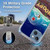 Peanuts Snoopy Space Cowboy Nebula Fly Balloon Soft Gel Case for Apple iPhone 13 Mini & MagSafe
