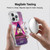 Peanuts Snoopy Space Cowboy Nebula Triangle Soft Gel Case for Apple iPhone 13 Pro Max & MagSafe