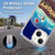 Peanuts Snoopy Space Cowboy Nebula Fly Balloon Soft Gel Case for Apple iPhone 14