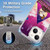 Peanuts Snoopy Space Cowboy Nebula Triangle Soft Gel Case for Apple iPhone 14