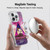 Peanuts Snoopy Space Cowboy Nebula Triangle Soft Gel Case for Apple iPhone 14 Pro Max & MagSafe