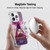 Peanuts Snoopy Space Cowboy Nebula Triangle Soft Gel Case for Apple iPhone 14 Pro & MagSafe