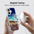 Peanuts Snoopy Space Cowboy Nebula Fly Balloon Soft Gel Case for Apple iPhone 16 Plus & MagSafe