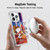 Peanuts Snoopy Space Cowboy Nebula Horse Riding Soft Gel Case for Apple iPhone 16 Pro & MagSafe