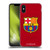 FC Barcelona Crest Red Soft Gel Case for Apple iPhone X / iPhone XS & MagSafe
