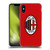 AC Milan Crest Full Colour Red Soft Gel Case for Apple iPhone X / iPhone XS & MagSafe