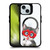 Kayomi Harai Animals Silly Kitten BLACK SHOCKPROOF BUMPER CASE COMPATIBLE WITH Apple iPhone 15 & MAGSAFE
