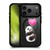 Kayomi Harai Animals Panda Balloon BLACK SHOCKPROOF BUMPER CASE COMPATIBLE WITH Apple iPhone 17 Pro & MAGSAFE
