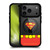 Superman DC Comics Logos and Comics Costume BLACK SHOCKPROOF BUMPER CASE COMPATIBLE WITH Apple iPhone 17 Pro & MAGSAFE