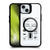 Batman DC Comics Logos and Comics Batmobile BLACK SHOCKPROOF BUMPER CASE COMPATIBLE WITH Apple iPhone 15 Plus & MAGSAFE