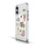 Friends TV Show Character Icons Icons SHOCKPROOF BUMPER CASE COMPATIBLE WITH Apple iPhone 15 & MAGSAFE