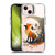 JK Stewart Art Collection Fox On Crescent Moon SHOCKPROOF BUMPER CASE COMPATIBLE WITH Apple iPhone 13 & MAGSAFE