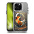 JK Stewart Art Collection Fox On Crescent Moon SHOCKPROOF BUMPER CASE COMPATIBLE WITH Apple iPhone 15 Pro Max & MAGSAFE