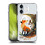 JK Stewart Art Collection Fox On Crescent Moon SHOCKPROOF BUMPER CASE COMPATIBLE WITH Apple iPhone 16 & MAGSAFE