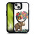 JK Stewart Art Collection Elephant Holding Balloon BLACK SHOCKPROOF BUMPER CASE COMPATIBLE WITH Apple iPhone 14 Plus & MAGSAFE