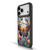 JK Stewart Art Collection Butterfly In Garden BLACK SHOCKPROOF BUMPER CASE COMPATIBLE WITH Apple iPhone 16 Pro Max & MAGSAFE