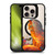 JK Stewart Art Collection Cat BLACK SHOCKPROOF BUMPER CASE COMPATIBLE WITH Apple iPhone 16 Pro & MAGSAFE