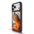 JK Stewart Art Collection Cat BLACK SHOCKPROOF BUMPER CASE COMPATIBLE WITH Apple iPhone 17 Pro & MAGSAFE