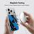 NFL Carolina Panthers Artwork Stripes Soft Gel Case for Apple iPhone 17 Pro Max