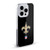NFL New Orleans Saints Logo Plain Soft Gel Case for Apple iPhone 17 Pro
