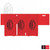 AC Milan Art Red And Black Game Console Wrap and Game Controller Skin Bundle for Microsoft Series X Console & Controller
