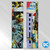 Batman DC Comics Logos And Comic Book Torn Collage Game Console Wrap and Game Controller Skin Bundle for Microsoft Series S Console & Controller