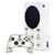Cat Coquillette Art Mix Blue Gold Game Console Wrap and Game Controller Skin Bundle for Microsoft Series S Console & Controller