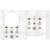 Cat Coquillette Art Mix Blue Gold Game Console Wrap and Game Controller Skin Bundle for Microsoft Series S Console & Controller
