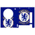 Chelsea Football Club Art Oversize Game Console Wrap and Game Controller Skin Bundle for Microsoft Series S Console & Controller