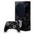 Juventus Football Club Art Black Marble Game Console Wrap and Game Controller Skin Bundle for Microsoft Series S Console & Controller