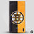 NHL Boston Bruins Half Distressed Game Console Wrap and Game Controller Skin Bundle for Microsoft Series X Console & Controller