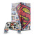Superman DC Comics Logos And Comic Book Oversized Game Console Wrap and Game Controller Skin Bundle for Microsoft Series X Console & Controller