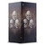 Alchemy Gothic Gothic No Evil Three Skull Game Console Wrap and Game Controller Skin Bundle for Microsoft Series X Console & Controller