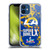 NFL 2026 Super Bowl LX Rams Marble Soft Gel Case for Apple iPhone 12 Mini & MagSafe