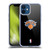 NBA New York Knicks Logo Black Design Soft Gel Case for Apple iPhone 12 Mini & MagSafe