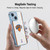 NBA New York Knicks Logo White Design Soft Gel Case for Apple iPhone 13 Mini & MagSafe