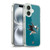 NHL San Jose Sharks Plain Soft Gel Case for Apple iPhone 16 & MagSafe