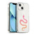 Cat Coquillette Animals Pink Ombre Snake Skeleton Soft Gel Case for Apple iPhone 13