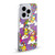 Looney Tunes Patterns Tweety Purple Soft Gel Case for Apple iPhone 13 Pro & MagSafe