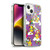Looney Tunes Patterns Tweety Purple Soft Gel Case for Apple iPhone 14 Plus & MagSafe