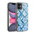 Haley Bush Pattern Painting Blue Diamond Soft Gel Case for Apple iPhone 11