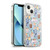 Micklyn Le Feuvre Patterns 2 Coffee Love On Blue Soft Gel Case for Apple iPhone 13