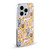 Micklyn Le Feuvre Patterns 2 Coffee Love On Yellow Soft Gel Case for Apple iPhone 14 Plus & MagSafe