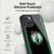 NBA Boston Celtics Logo Black Green Design Gel Armour Case For Apple iPhone 15