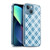 PLdesign Christmas Light Blue Tartan Soft Gel Case for Apple iPhone 13 Mini & MagSafe