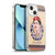 Frida Kahlo Portrait Navy Blue Soft Gel Case for Apple iPhone 13