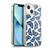 Katerina Kirilova Floral Patterns Blue Butterflies Soft Gel Case for Apple iPhone 13