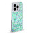 Micklyn Le Feuvre Marble Patterns Mosaic In Mint Quartz And Jade Soft Gel Case for Apple iPhone 14 Plus & MagSafe