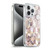 Micklyn Le Feuvre Marble Patterns Blush Quartz Honeycomb Soft Gel Case for Apple iPhone 15 Pro & MagSafe